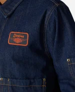 Dickies x Harley-Davidson Boxy Fit Embroidered Blue Denim Jacket