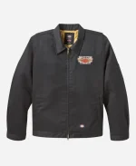 Dickies x Harley Davidson Quilted Lined Eisenhower Jacket In Black