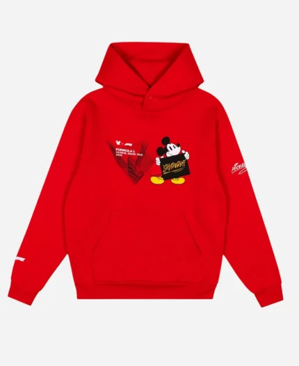 Disney x Formula 1 Chinese Grand Prix 2026 Red Hoodie