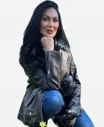 Doctor Plague 2026 Francesca Distressed Brown Leather Jacket