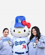 Dodgers Hello Kitty Giveaway Night Hoodie In Grey
