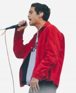 Dominic Fike Music Festival 2026 Cotton Jacket In Red