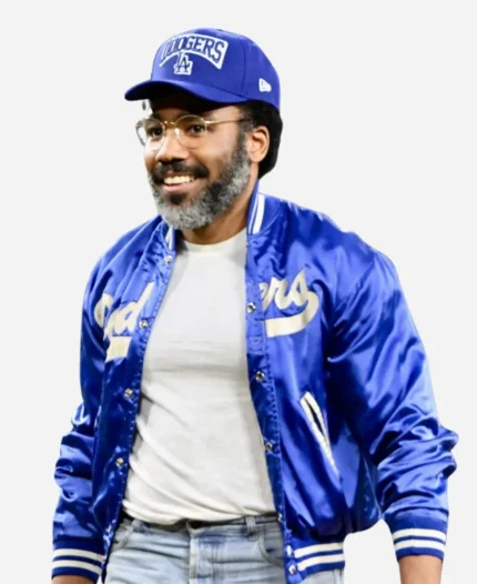 Donald Glover 2026 Dodgers Varsity Jacket