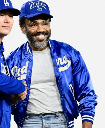 Donald Glover LA Dodgers Yoshi Night 2026 Varsity Jacket