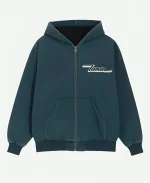 Drake 2026 Iceman Blue Cotton Hooded Jacket