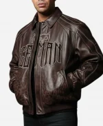 Drake 2026 Iceman Brown Leather Jacket