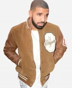 Drake Brown Suede Leather Jacket