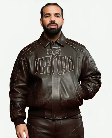 Drake Iceman 2026 Leather Jacket