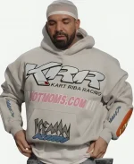 Drake KRR Kart Riba Racing Grey Pullover Hoodie