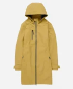 Elena Ravenscroft Run Away S01 Yellow Hooded Coat