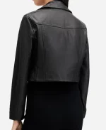 Elizabeth Banks The Miniature Wife Biker Leather Jacket - Black