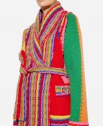 Elsbeth S03 Carrie Preston Multicolor Belted Cardigan