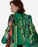 Elsbeth Tascioni Elsbeth S03 Green Printed Coat