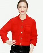 Emily Blunt The Devil Wears Prada 2 NYC Cardigan