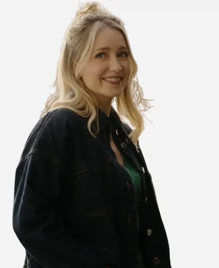 Emily Tennant A Season to Blossom Dark Blue Denim Jacket