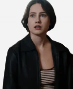 Emma Claire Betty’s Revenge 2026 Black Leather Jacket