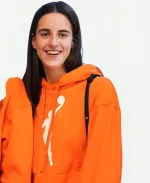 Empire State Building WNBA Caitlin Clark Orange Hoodie