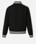 Euphoria S03 Barbie Ferreira Black & White Varsity Jacket