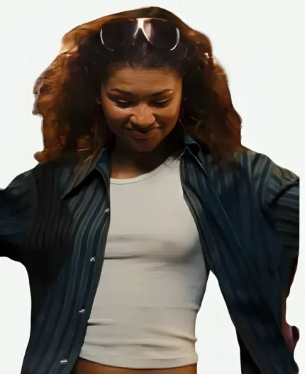 Euphoria S03 Rue Bennett Striped Shirt 