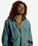 Euphoria S03 Zendaya Blue Shirt