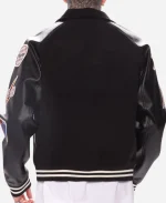 Fashion Nova All Around The World Black Varsity Jacket