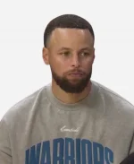 Fear Of God X NBA Warriors 90's Stephen Curry Grey Pullover T-Shirt