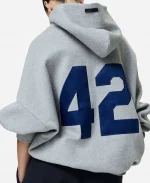 Fear of God Essentials Jackie Robinson Day Merch Grey Oversized Hoodie