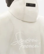 Ferrari Scuderia Miami White Windbreaker Jacket