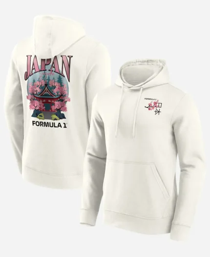 Formula 1 Japan Cherry Blossom Graphic Hoodie