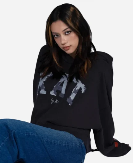GAP x KATSEYE 2026 Megan Skiendiel Black Hoodie