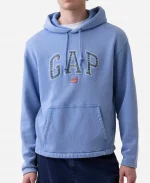 Gap Americana Logo Hoodie In Blue