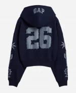 Gap × Coachella 2026 Navy Blue Zip-Up Hoodie