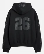 Gap × Coachella 2026 Oversized Black Pullover Hoodie
