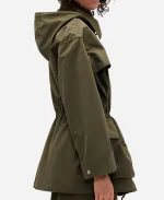 Gap × Victoria Beckham 2026 Green Parka Hooded Jacket