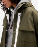 Gap × Victoria Beckham Green Parka Jacket
