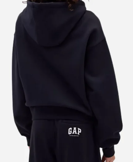 Gap × Victoria Beckham Navy Blue Fleece Hoodie