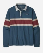 Gavin Casalegno The Summer I Turned Pretty S03 Jeremiah Fisher Blue Rugby Stripe Polo Shirt