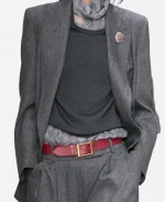 Giorgio Armani FW26 Margot Robbie Grey Blazer