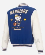 Golden State Warriors Hello Kitty 2026 Reversible Varsity Jacket