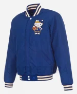 Golden State Warriors Hello Kitty JH Design Reversible Varsity Jacket