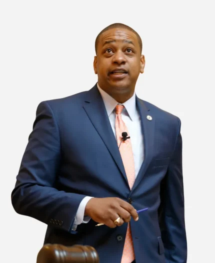 Governor of Virginia Justin Fairfax 2026 Blue Blazer