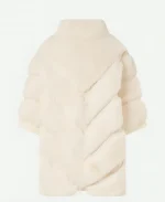 Hacks S05 Deborah Vance Faux Fur Short Sleeve Slouch Jacket