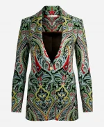Hacks S05 Jean Smart Paisley Printed Silk Blazer
