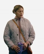 Hazel The Way to You 2026 Sarah Luby Grey Quilted Jacket