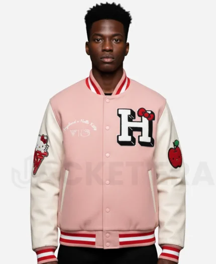 Hello Kitty Apples Varsity Jacket