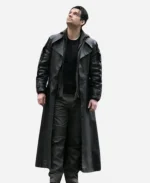 Highlander Henry Cavill Leather Coat -Black