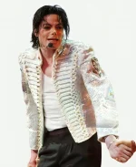 History Tour Michael Jackson White Jacket
