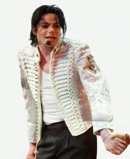 History Tour Michael Jackson White Jacket