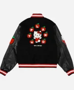 Hypland x Hello Kitty Apples Black Varsity Jacket