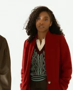 Iantha Richardson Will Trent S04 Red Coat